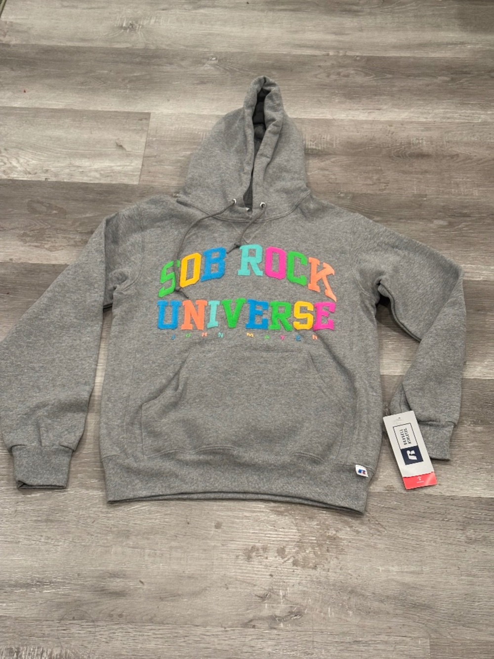 Camp High Collective John Mayer Sob Rock Universe Gray Pullover Hoodie S NWT
